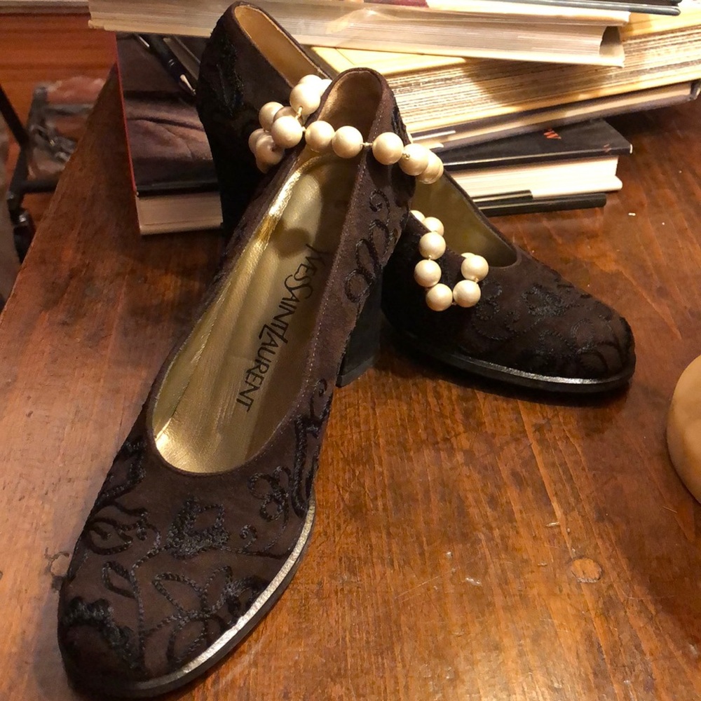🎉Host Pick🎉  Brown and Black YSL pumps